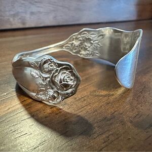Rose Silverware Bracelet